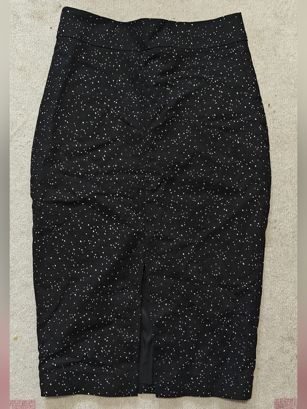 RW&CO. Black Pencil Skirt with White Speckle
